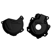 CLUTCH & IGNITION COVER PROTECTOR KTM EXCF250/350 14-16, FE250/350 14-16 BLACK